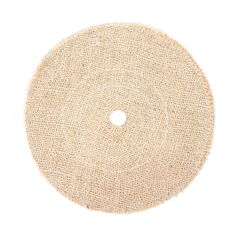 Black White Flat Pure Sisal Wheel